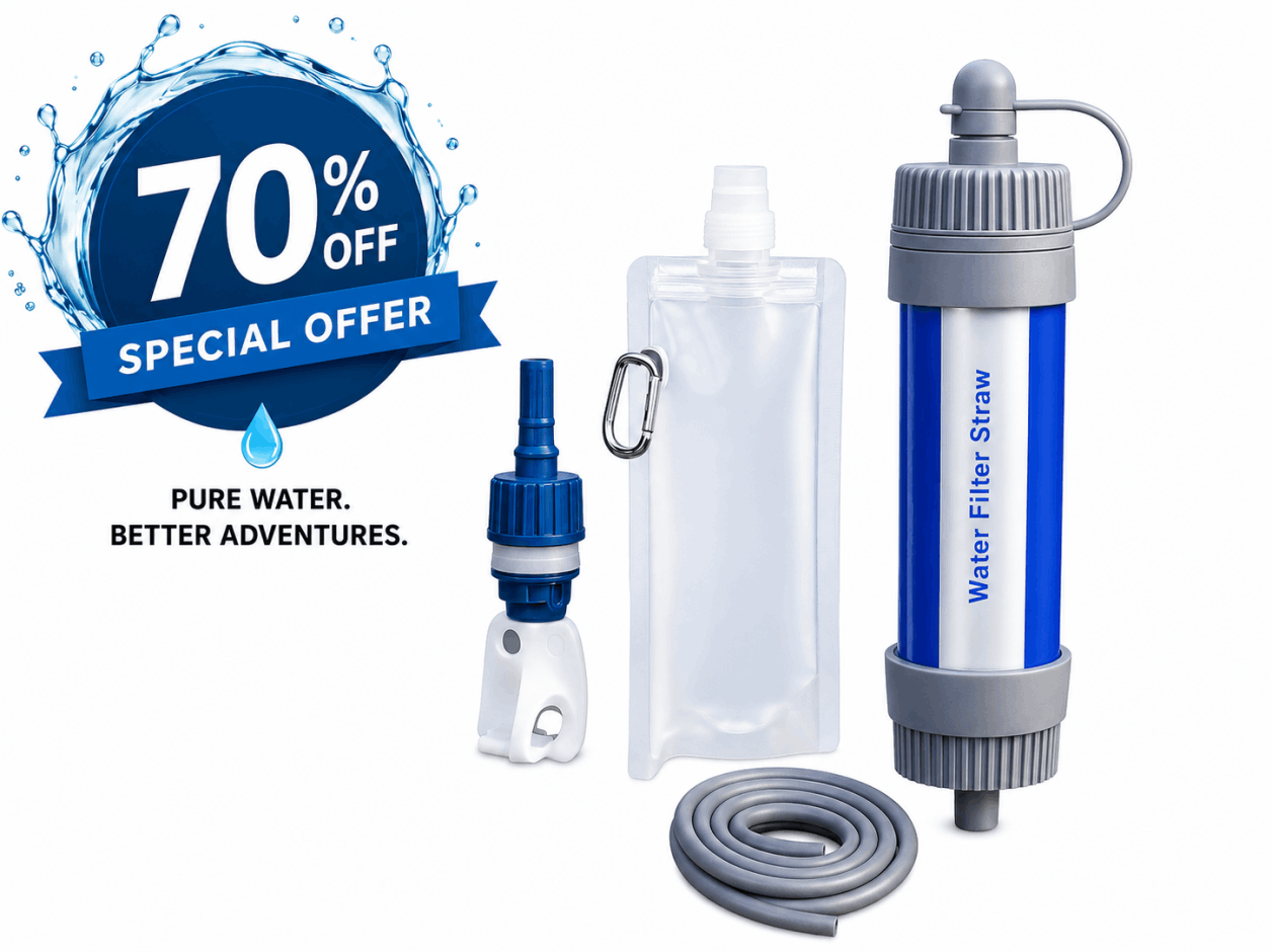 Survival Sip Water Filter Massive Discount of 70%